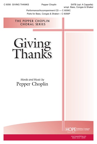 P. Choplin: Giving Thanks (Chpa)