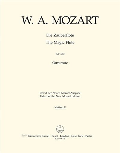 W.A. Mozart: Die Zauberflöte KV 620, Sinfo (Vl2)