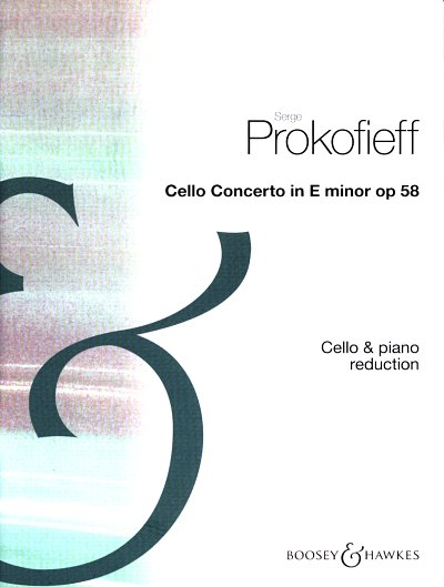 S. Prokofjew: Cello Concerto in E minor op. 5, VcKlav (KASt)