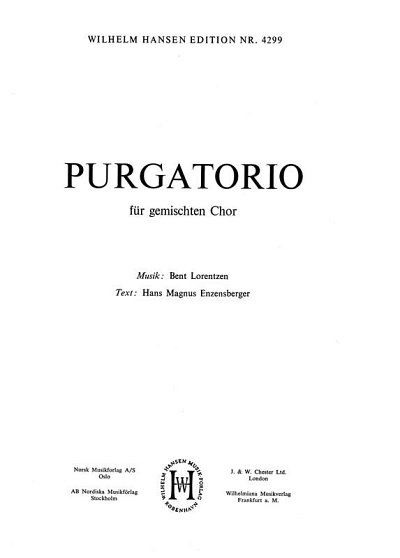B. Lorentzen: Purgatorio, GCh8 (Chpa)