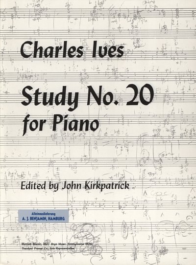 Ives, Charles E.: Study No. 20