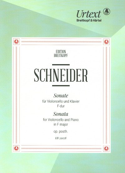 F. Schneider: Sonate in F-Dur, VcKlav (KlavpaSt)