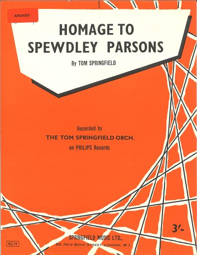 DL: T. Springfield: Homage To Spewdley Parsons, Klav