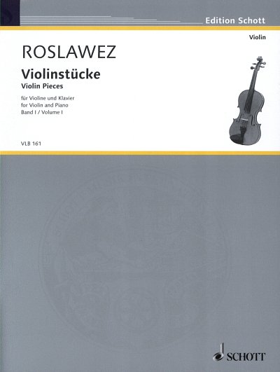 N. Roslawez: Violinstücke 1, VlKlav (KlavpaSt)