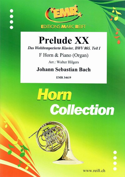 J.S. Bach: Prelude XX, HrnOrg/Klav