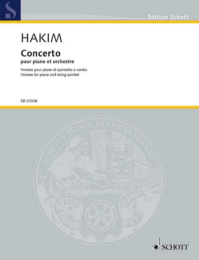 DL: N. Hakim: Concerto pour piano (Pa+St)