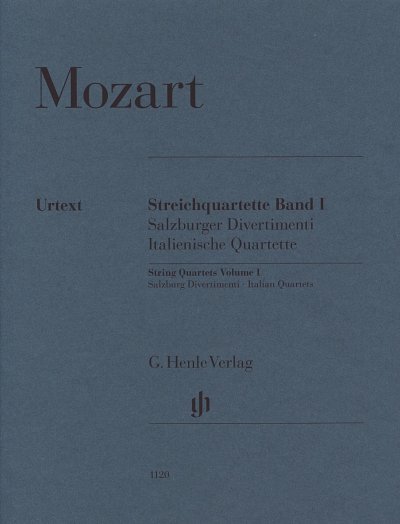 W.A. Mozart: Streichquartette I, 2VlVaVc (Stsatz)
