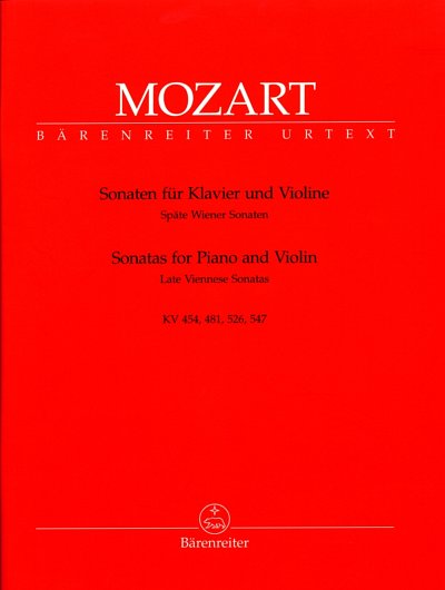 W.A. Mozart: Sonaten für Klavier und Violine, VlKlav