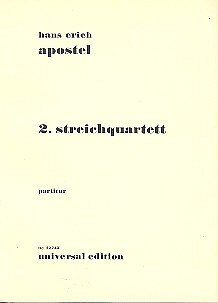 H.E. Apostel: Streichquartett Nr. 2 op. 26  (Stp)