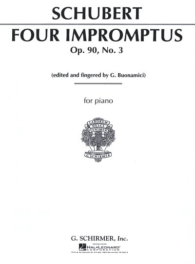 F. Schubert atd.: Impromptu, Op. 90, No. 3 in G Major