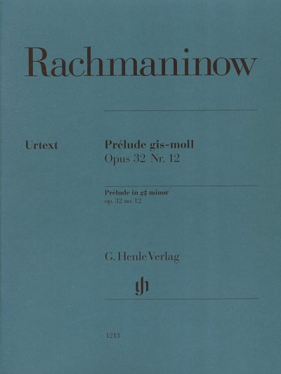 S. Rachmaninoff: Prélude g sharp minor op. 32/12