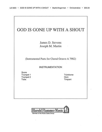 God Is Gone Up with a Shout, Orch (Pa+St)