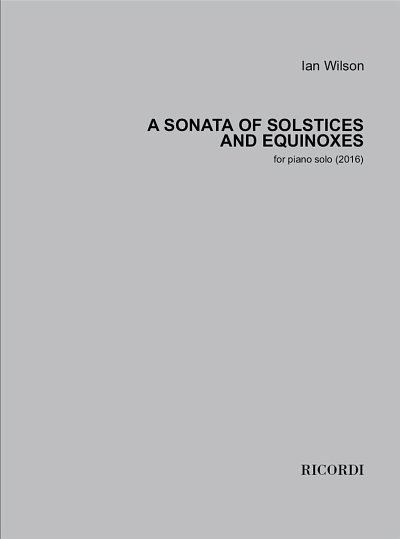 A Sonata of Solstices and Equinoxes, Klav