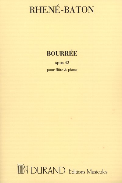 Bourree Opus 42, FlKlav (Part.)