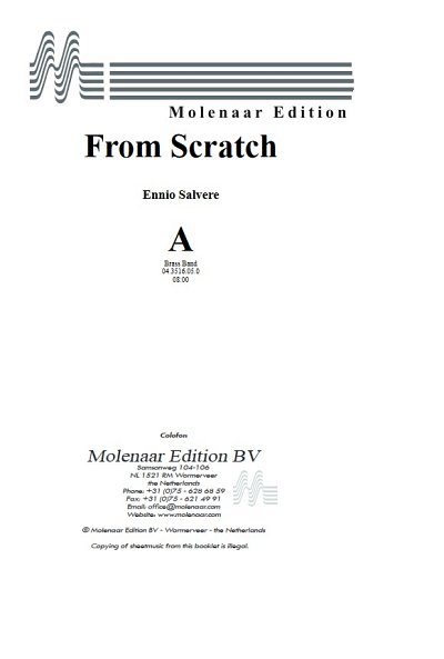E. Salvere: From Scratch