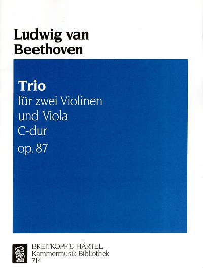 L. v. Beethoven: Grand Trio C-Dur Op 87