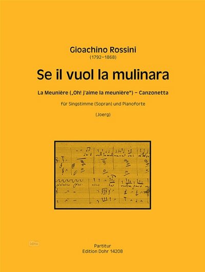 G. Rossini: Se il vuol la mulinara (Part.)