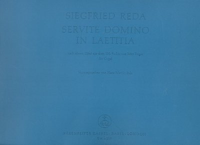S. Reda: Servite domino in laetitia (1961), Org (Sppa)