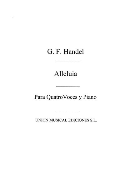 G.F. Händel: Alleluia, 4GesKlav