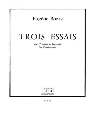 E. Bozza: 3 Essais (Bu)