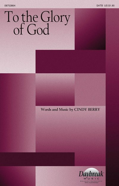 C. Berry: To the Glory of God, GchKlav (Part.)