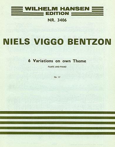 N.V. Bentzon: Six Variations For Flute An, FlKlav (KlavpaSt)