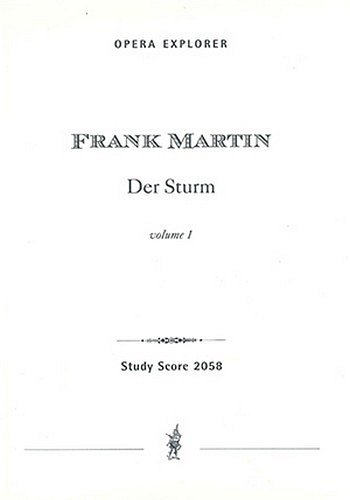 F. Martin: Der Sturm, Sinfo (Part.)