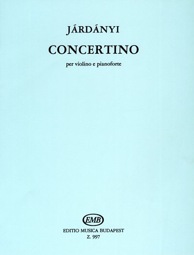 P. Járdányi: Concertino, VlKlav (KlavpaSt)
