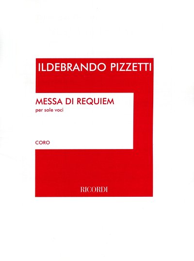 I. Pizzetti: Messa di Requiem (Part.)
