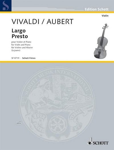 A. Vivaldi: Largo/Presto, VlKlav (KA+St)