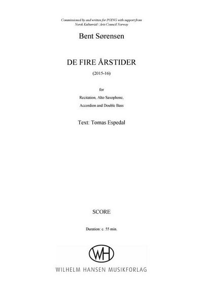 B. Sørensen: De Fire Årstider (Part.)