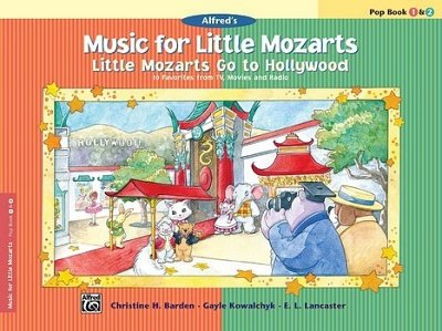 Little Mozarts Go to Hollywood, Pop Bk 1 & 2, Klav