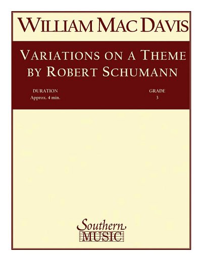 Variations on a Theme by Robert Schumann, Blaso (Pa+St)