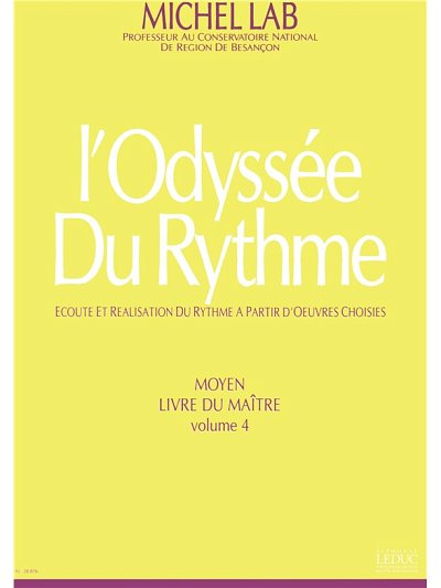 Odyssee Du Rythme Volume 4 Moyen Livre Du Maitre (Bu)