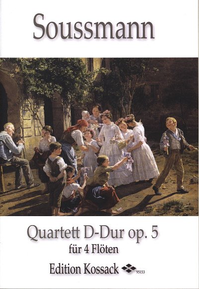 H. SOUSSMANN: Quartett D-Dur op 5, 4Fl (Pa+St)