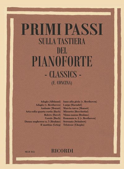 Primi Passi Sulla Tastiera Del Pianoforte:, Klav