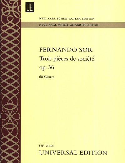 F. Sor: Trois pièces de société op. 36 