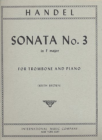 G.F. Händel: Sonata No.3 F Maj, PosKlav (KlavpaSt)