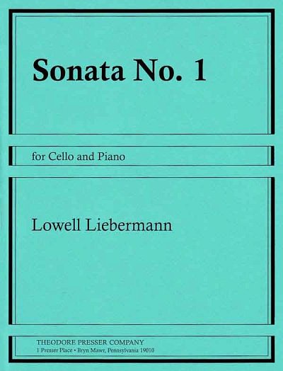 L. Liebermann: Sonata No.1 op. 3, VcKlav (KASt)