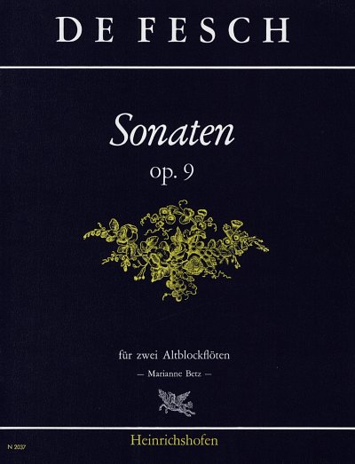 W. de Fesch: 6 Sonaten op. 9, 1 - 6