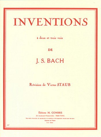 J.S. Bach: Inventions à 2 et 3 voix, Klav