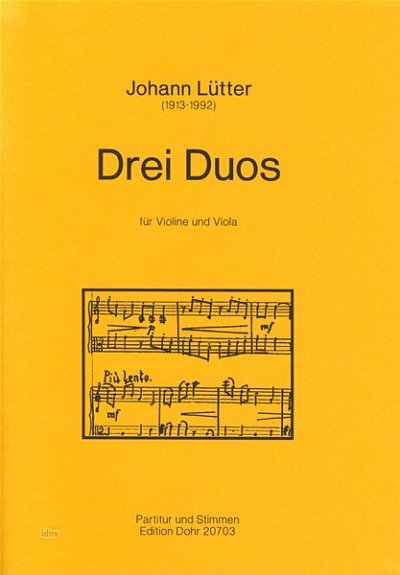 J. Lütter: Drei Duos