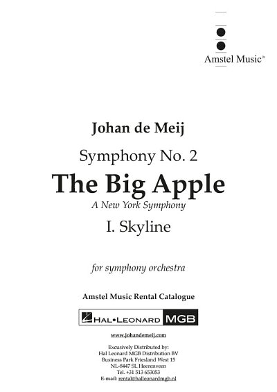 J. de Meij: Skyline (part I from Smphony No. , Sinfo (Part.)