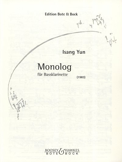 Yun Isang: Monolog Fuer Bassklarinette
