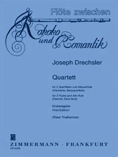 Drechsler Joseph: Quartett Floete Zwischen Rokoko Und Romant