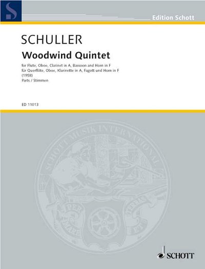 DL: G. Schuller: Woodwind Quintet, FlObKlHrFg (Stsatz)