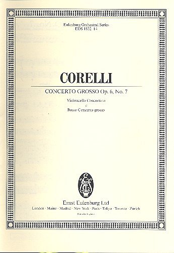 A. Corelli: Concerto grosso  D-Dur op. 6/7