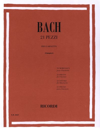 J.S. Bach: 21 Pezzi per Clarinetto