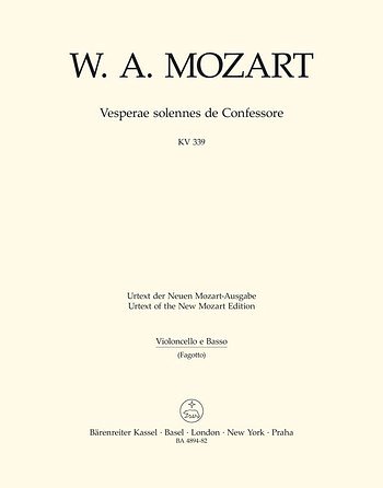 W.A. Mozart: Vesperae solennes de Co, 4GesGchOrchO (VcFagKb)