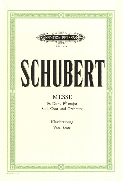F. Schubert: Messe Es-Dur D 950 (ab Juni 1828)